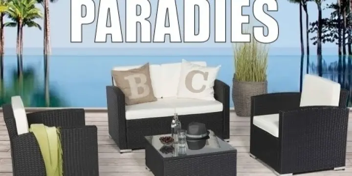 meubles de jardin noir