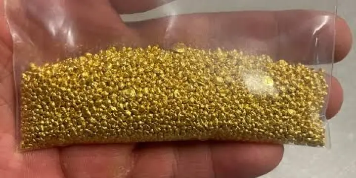 Granulés d’or 22 carats – Lot de 5 kg