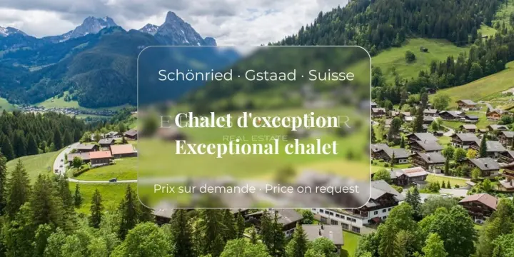 Opportunité rare et unique à Schönried