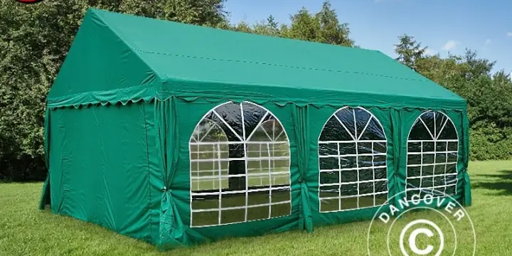 Partyzelt UNICO 3x6m, Dunkelgrün