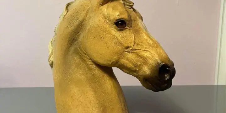 Statue tête de cheval