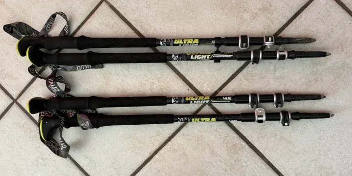 2 paires Bâtons télescopiques