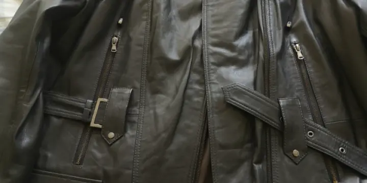 Veste en cuir