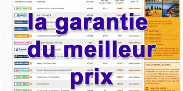 Votre hôtel au meilleur prix