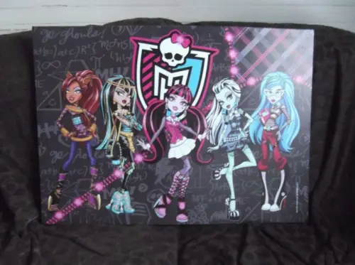 Tableau lumineux led "Monster high" - NEUF à Thônex