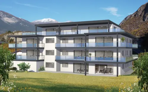 A VENDRE APPARTEMENT 3.5 PCES AVEC PELOUSE A CHIPPIS à Chippis