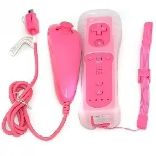 Nunchuck & Remote Controller Set Rose à Attalens