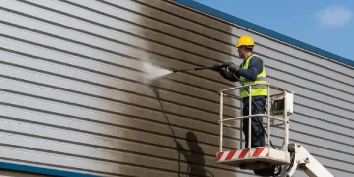 Nettoyage de façade et toiture