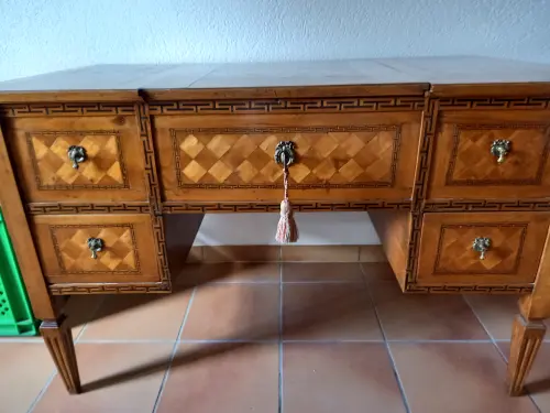 Coiffeuse marquetée Ls XVI
