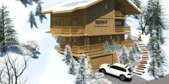Chalet sur PLAN en Valais 
