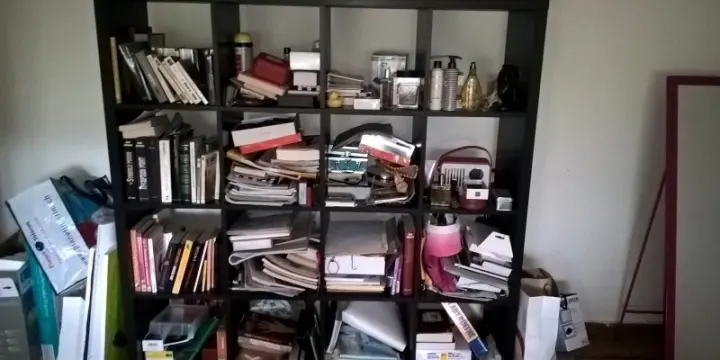 grande etagere noire deja montee