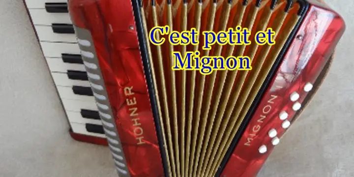 Accordéon piano chromatique Hohner Mignon