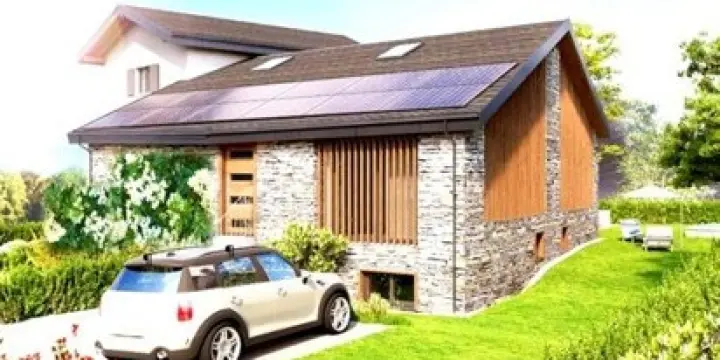 Maison de charme neuve avec jardin, parkings et belle vue