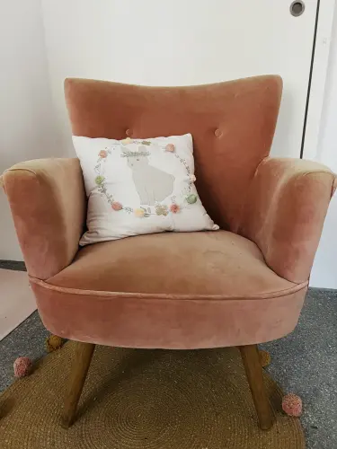 Fauteuil velours