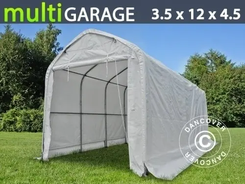 Zelthalle multiGarage 3,5x12x3,5x4,5m, Weiß à Zurich