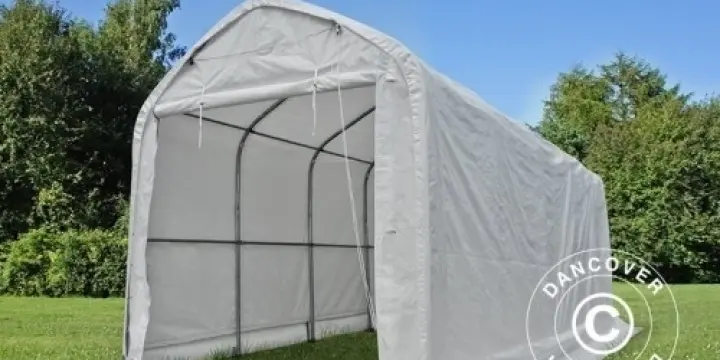 Zelthalle multiGarage 3,5x12x3,5x4,5m, Weiß