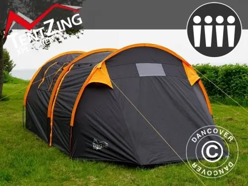 Campingzelt, TentZing® Tunnel, 4 Personen, orange/dunk à Zurich