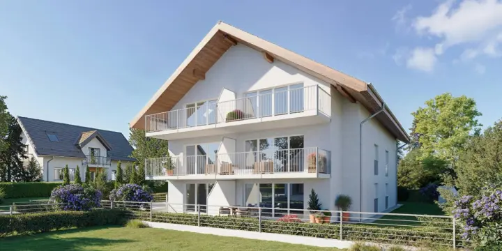 Sommet de luxe, vue sur les Alpes pour cet attique de 3,5 pièces