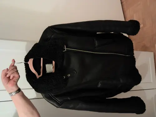 veste en cuir pour femme