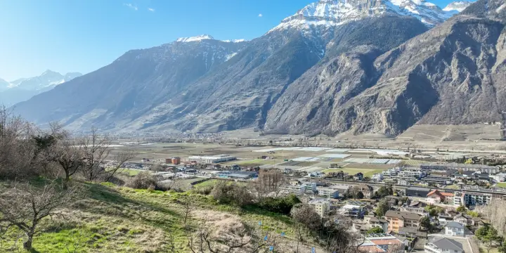 Grand terrain à construire dans le village de Saxon