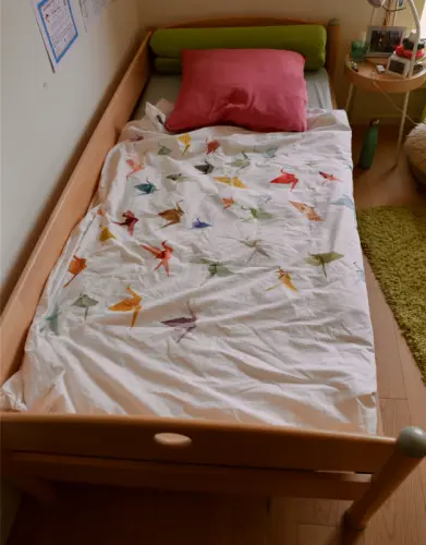 Lit Paidi pour enfants et adolescents en bouleau massif à Chêne-Bougeries