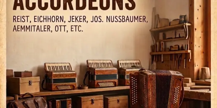 Accordéon Reist Wisler Aemmitaler Nussbaumer Schwyzerörgeli