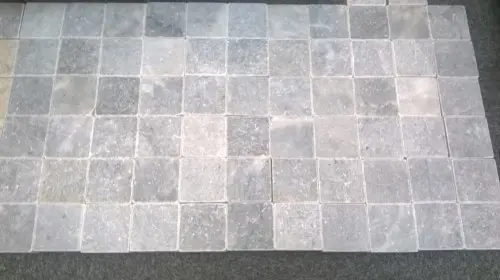 Nouveau Pavé Travertin Gris bleu à Ville la Grand