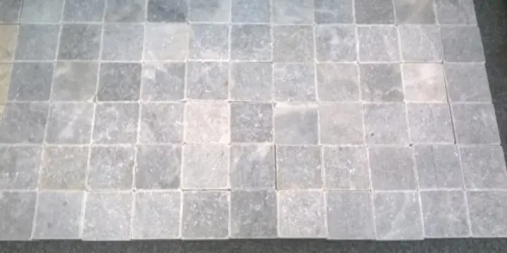 Nouveau Pavé Travertin Gris bleu