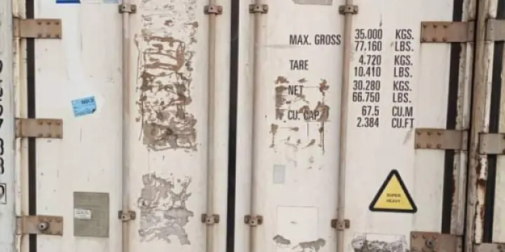 CONTENEUR DRY 40 PIEDS