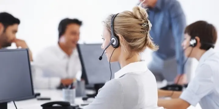 L'opérateur de centre d'appel