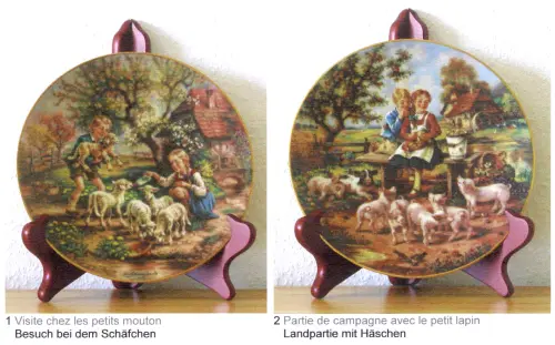Assiettes de décoration