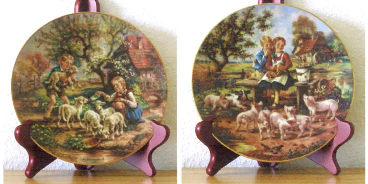 Assiettes de décoration