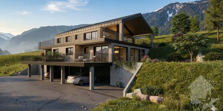 Attique de 4.5 pièces à Veysonnaz avec grande terrasse panoramique