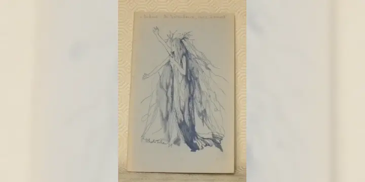 Athénée, théâtre de Louis Jouvet. Ondine, pièce en 3 actes, d'après le conte de Frédéric de La…