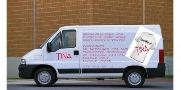 Autocollants pub. :Vitrines, voitures...