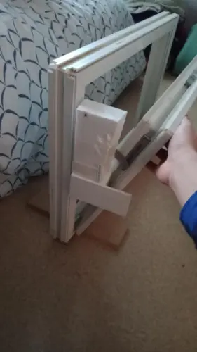 l'anti-passage pour les chats à Roscoff