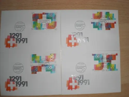 Timbres Confédération Hélvetique à sierre