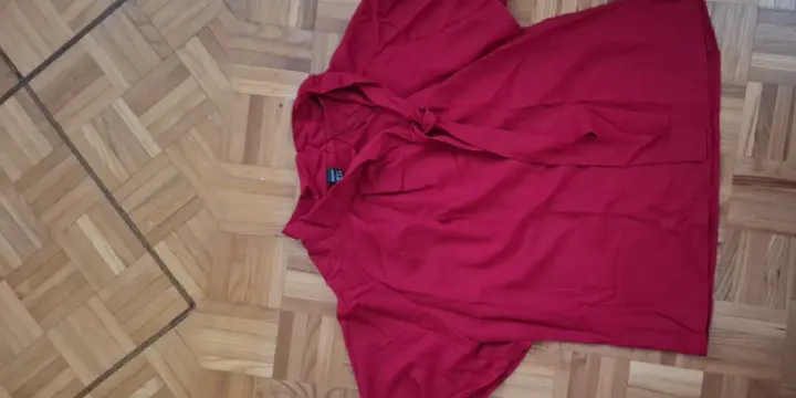 Blouse Shein bordeaux