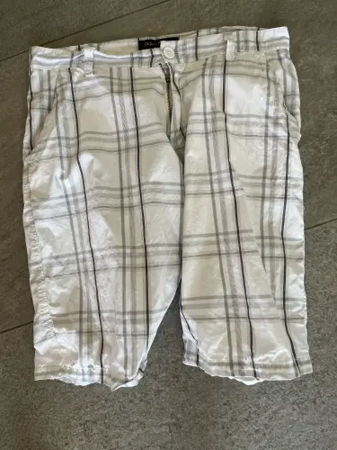 Short bermuda blanc à carreaux - Giolli Fashion - XXL -  14 ans à Nyon