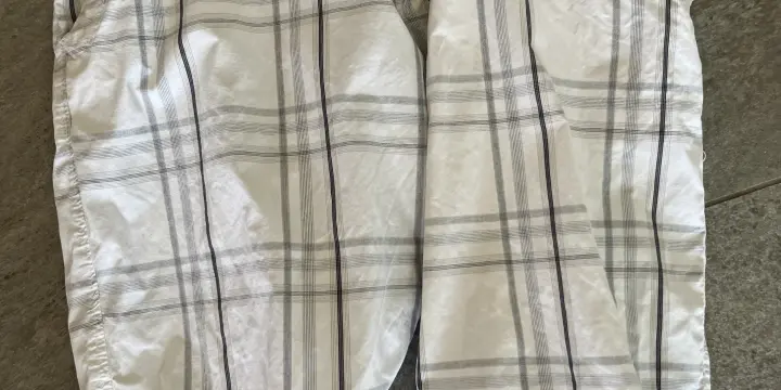 Short bermuda blanc à carreaux - Giolli Fashion - XXL -  14 ans
