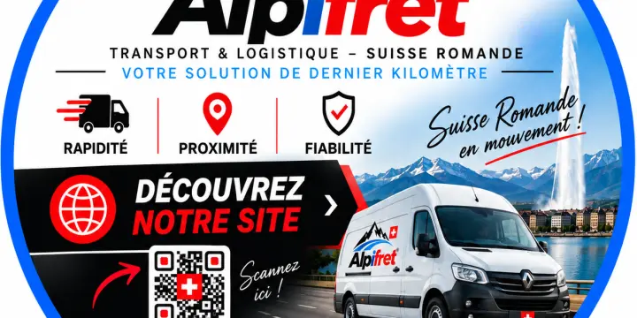 🚚 Livraison professionnelle Genève – Nyon – Lausanne | Alpifret