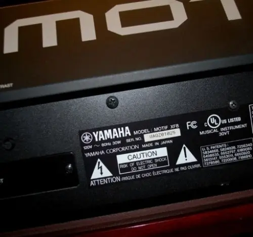 Yamaha Motif XF8 workstation à geneve