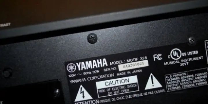 Yamaha Motif XF8 workstation