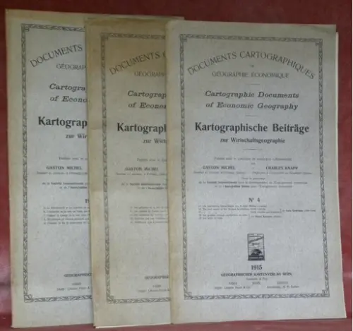 Documents cartographiques de géographie économique. N° 2-3-4. Cartographic Documents of Economic…