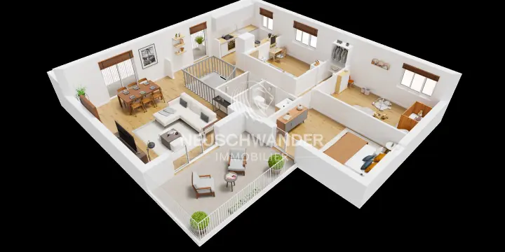 À Delémont attique de 4.5 pièces avec 2 terrasses à vendre