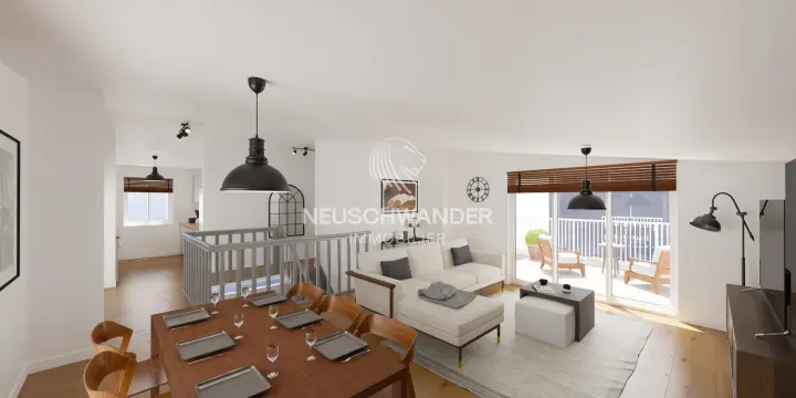 À Delémont attique de 4.5 pièces avec 2 terrasses à vendre
