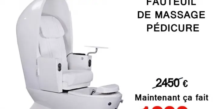 Le mobilier de pédicure!