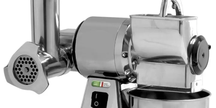 Râpe à hachoir, aluminium, ouverture 8 cm