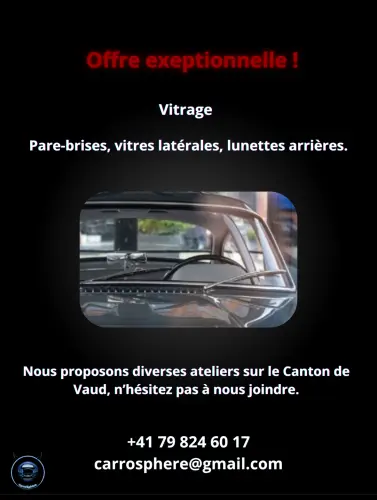 Vitrage pour vos véhicules à Lausanne