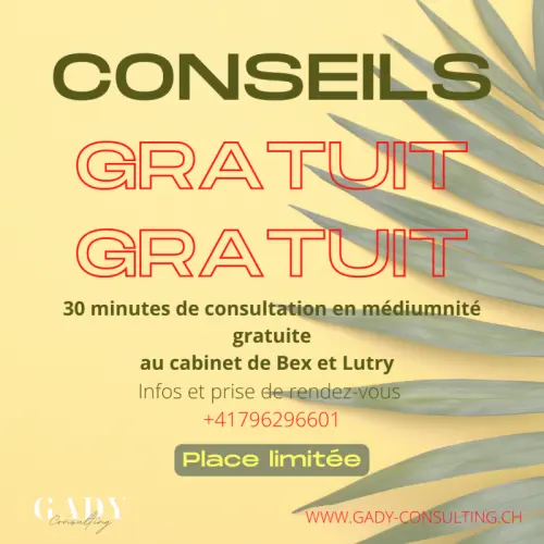 Conseils gratuit - consultante en médiumnité à Lutry